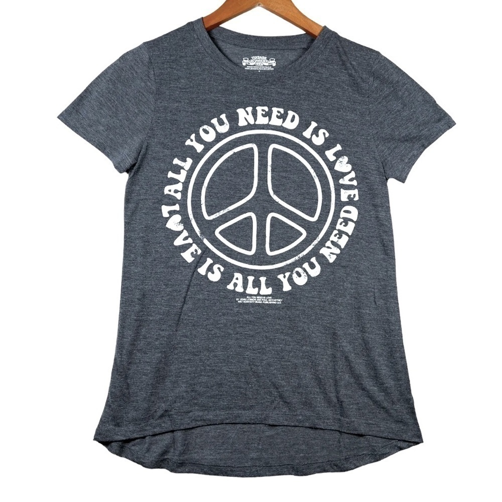 John Lennon All You Need is Love Gray TShirt Size XL